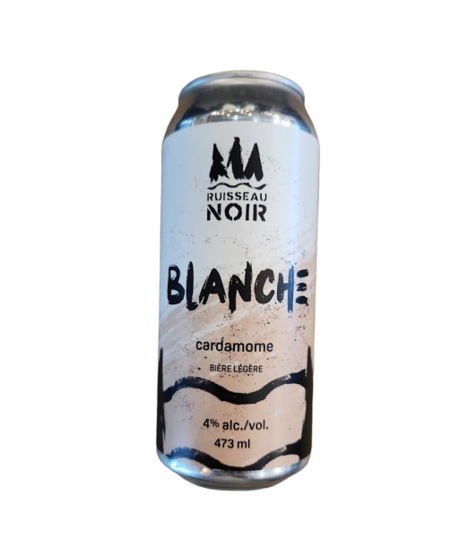 Ruisseau Noir - Blanche Cardamone - 473ml - La Bière à Boire