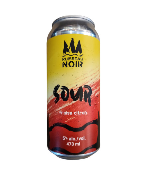 Ruisseau Noir - Sour Fraise Citron - 473ml