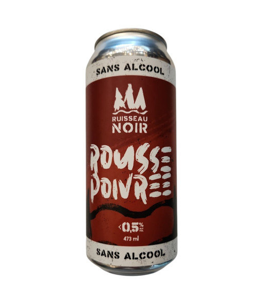 Ruisseau Noir - Rousse Poivrée Sans Alcool - 473ml
