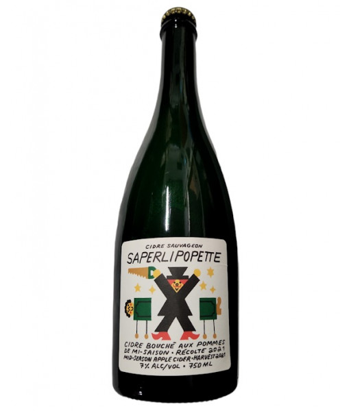 Cidre Sauvageon - Saperlipopette - 750ml