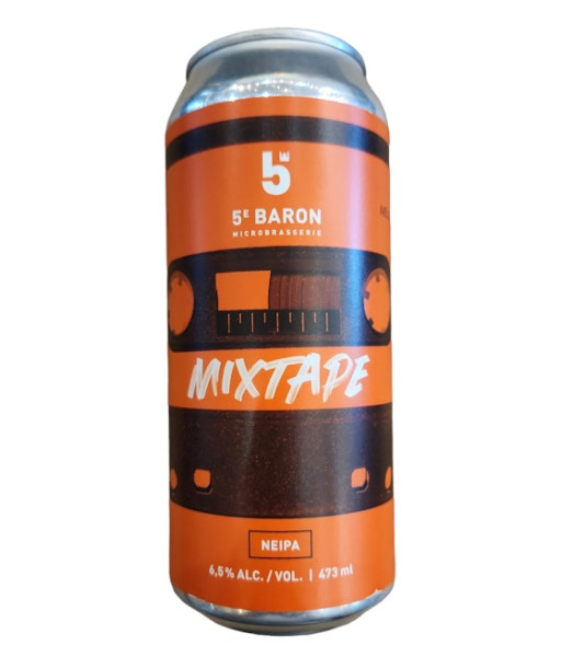 5e Baron - Mixtape Orange - 473ml - La Bière à Boire