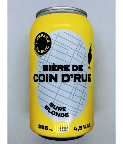 Espace Public - Bière de Coin de Rue - 355 Ml