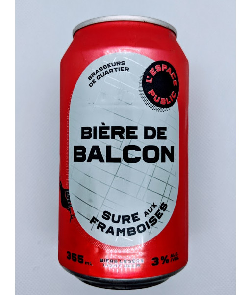 Espace Public - Bière de Balcon - 355 Ml