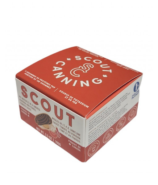Scout - Moules de l'ÎPE en Sauce Tomate au Paprika Fumé - 100g