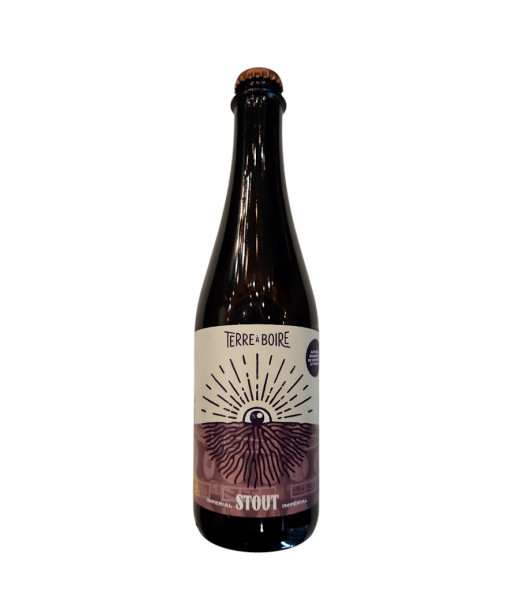 Terre à Boire - Stout Impérial Barriqué - 500ml - La Bière à Boire