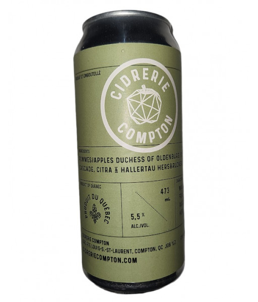 Cidrerie Compton - Cidre Houblonné Kveik - 473ml