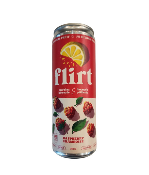 Flirt - Limonade pétillante Framboise - 355ml