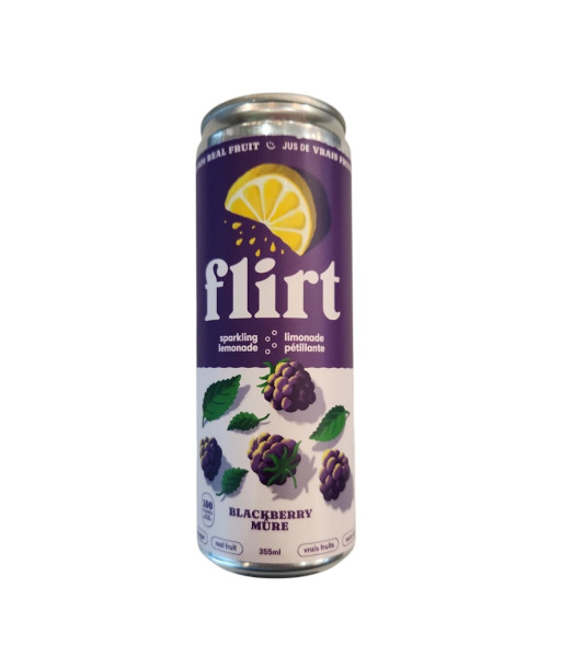 Flirt - Limnonade pétillante Mûre - 355ml