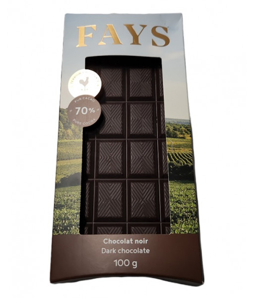 Fays - Chocolat Noir 70% - 100g