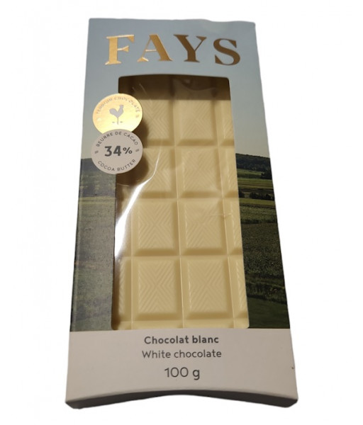 Fays - Chocolat Blanc - 100g
