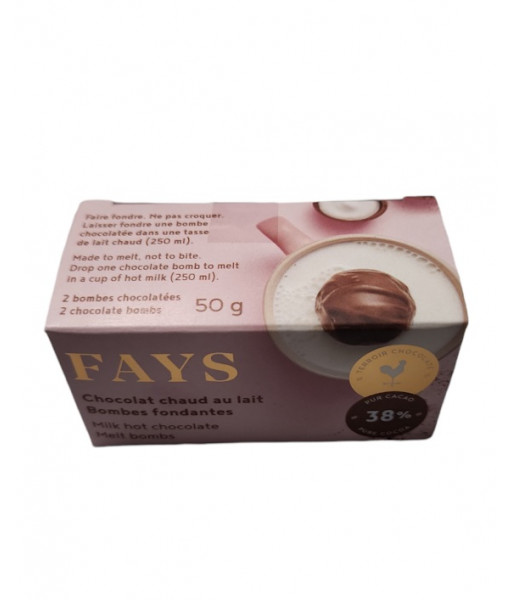 Fays, Terroir Chocolaté - Chocolat Chaud au Lait - 50g