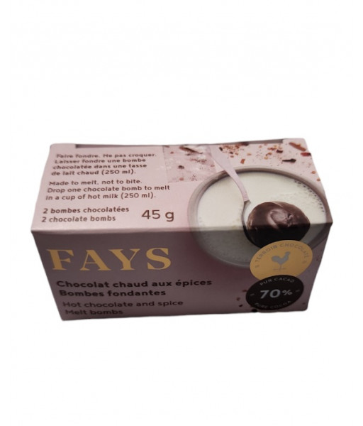 Fays - Chocolat Chaud aux Épices - 50g