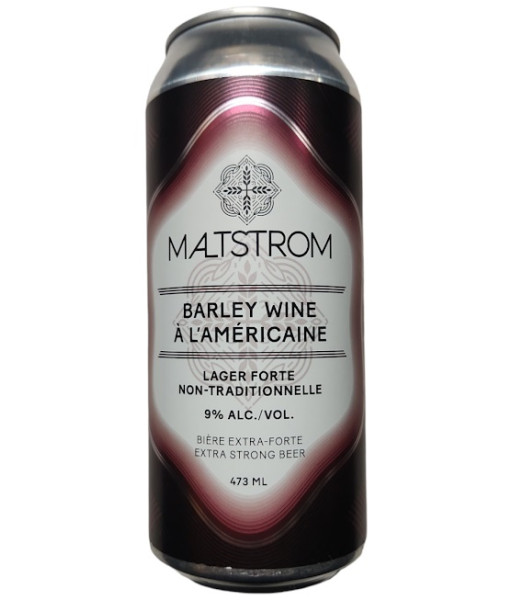 Maltstrom - Barley Wine à l'Américaine - 473ml