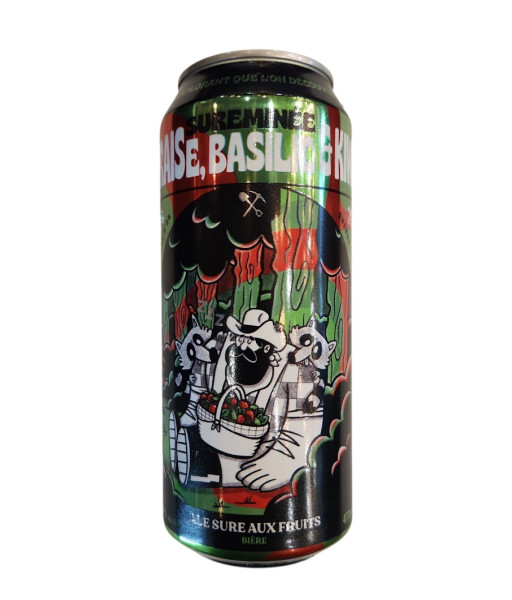 Le Prospecteur - Sureminée Fraise Basilic Kiwi - 473ml