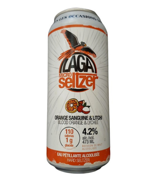 Lagabière - Seltzer Orange Sanguine et Litchi - 473ml