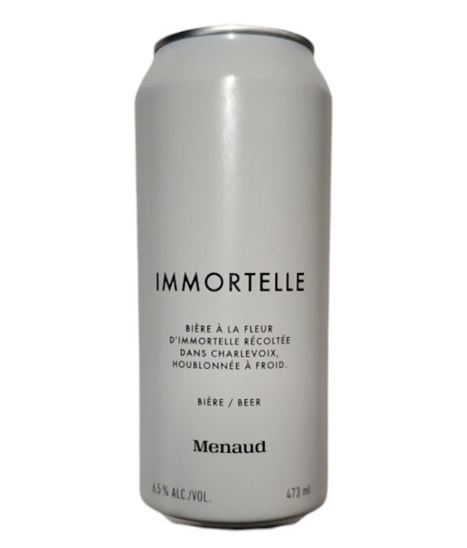 Menaud - Immortelle - 473ml - La Bière à Boire