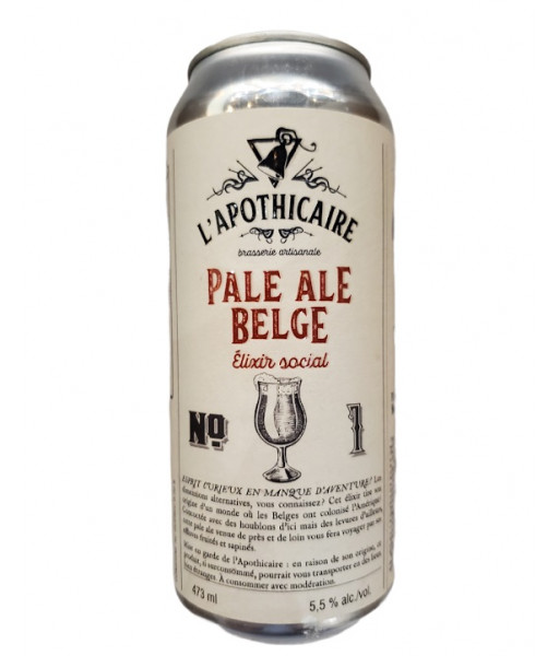 L'Apothicaire - Pale Ale Belge - 473ml