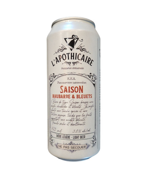 L'Apothicaire - Saison Rhubarbe Bleuet - 473ml
