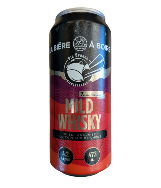 Pie Braque - Mild Whisky La Bière à Boire - 473ml