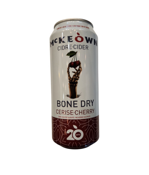 Mckeown - Bone Dry Cerise - 473ml - La Bière à Boire