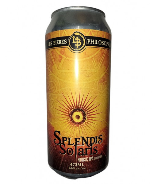 Les Bières Philosophales - Splendis Solaris - 473ml