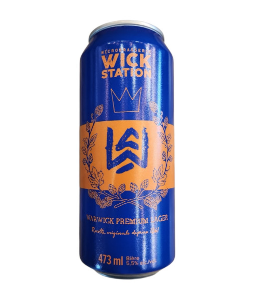 Wick Station - Premium Lager - 473ml