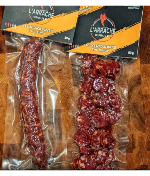 Arrache Gueule - Saucisson Piquante - 80g