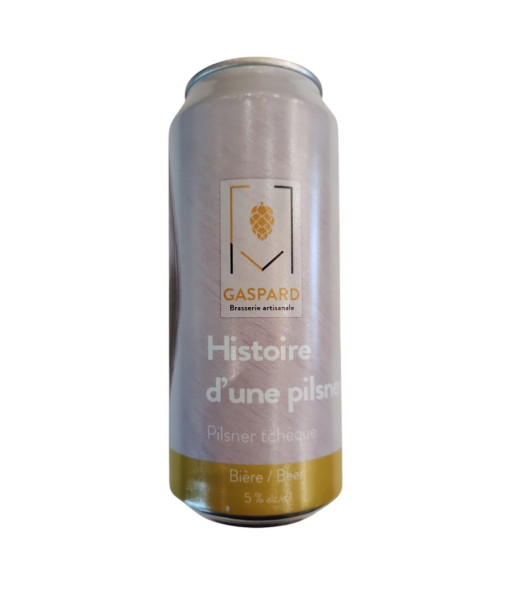 Gaspard - Histoire dune Pilsner - 473ml - La Bière à Boire