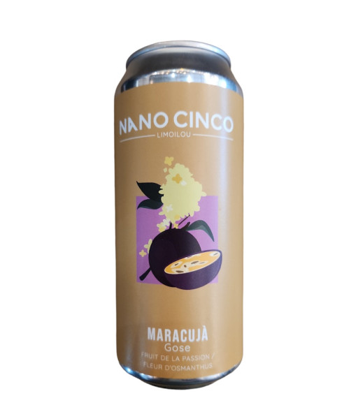 Nano Cinco - Maracuja - 473ml - La Bière à Boire