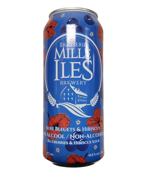 Mille-Iles - Sure Bleuets & Hibiscus Sans alcool - 473ml
