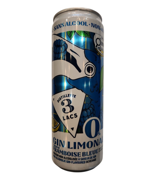 3 Lacs - Gin Limonade Framboise Bleu - 355ml