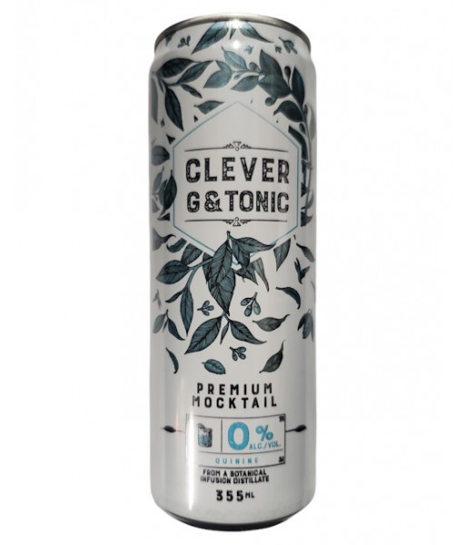 Clever - Gin Tonic Sans Alcool - 355ml