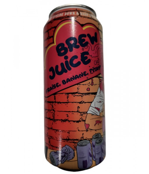 BreWskey - Brew Juice Fraise, Banane & Fruit du dragon - 473ml