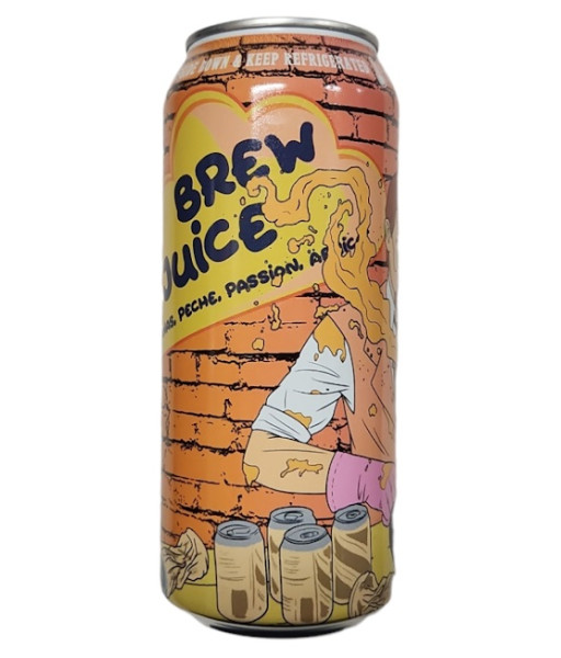 Brewskey - Brew Juice Ananas Pêche Fruit de la Passion et Abricot - 473ml