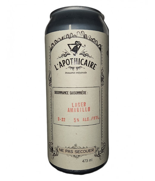 L'Apothicaire - Lager Amarillo - 473ml