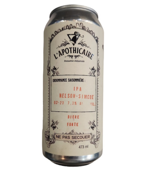 L'Apothicaire - IPA Nelson Simcoe - 473ml